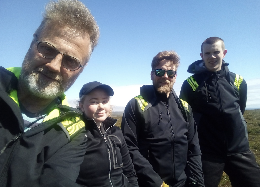 The team who have been planting in Vopnafjörður, Six Rivers Project
